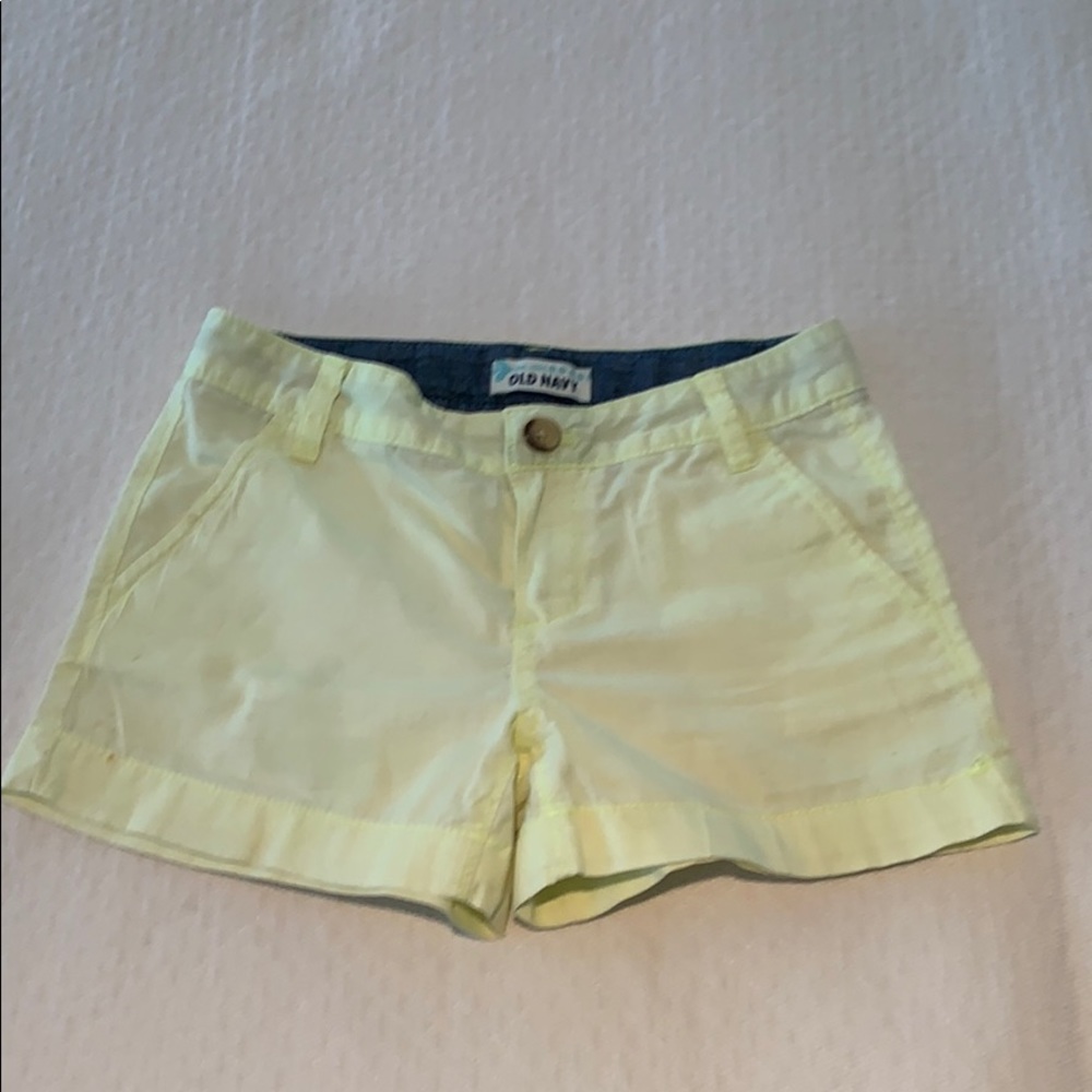 Old Navy Yellow Shorts